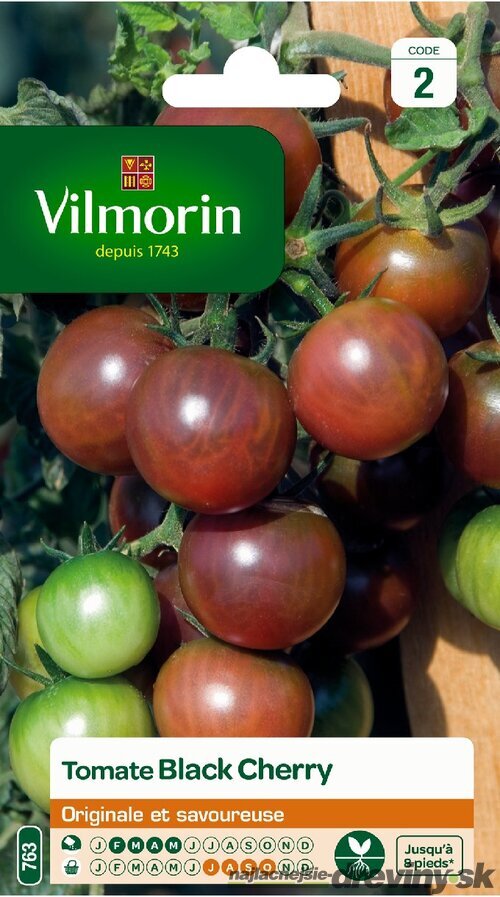 Vilmorin PREMIUM Rajčiak zemný vysoký BLACK CHERRY 0,2 g