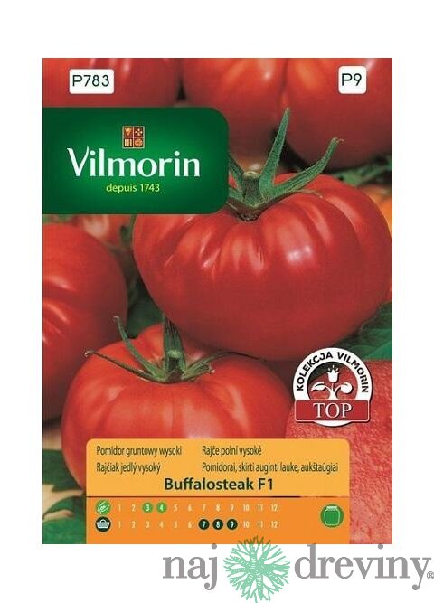 Vilmorin rajčiak Buffalosteak-Býčie srdce F1 10 ks (originál španielske)
