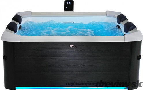 Vírivka MSpa® Oslo, LED, 6 osôb, 850 lit., 160x65 cm, masážne trysky