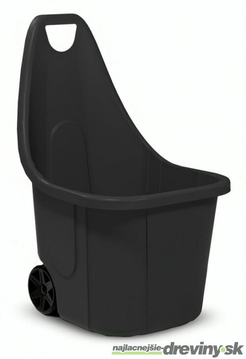 Vozík Blumax CADDY, 60 lit., 50x60x84 cm, čierny, na záhradný odpad