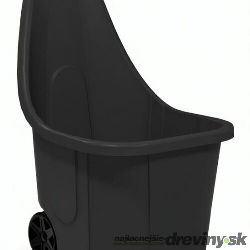 Vozík Blumax CADDY, 60 lit., 50x60x84 cm, čierny, na záhradný odpad