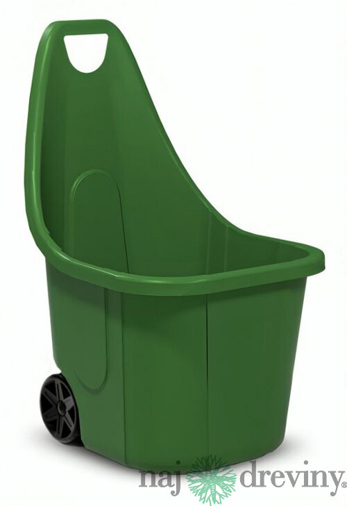 Vozík Blumax CADDY, 60 lit., 50x60x84 cm, zelený, na záhradný odpad