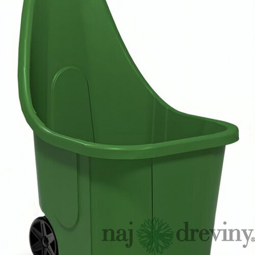 Vozík Blumax CADDY, 60 lit., 50x60x84 cm, zelený, na záhradný odpad