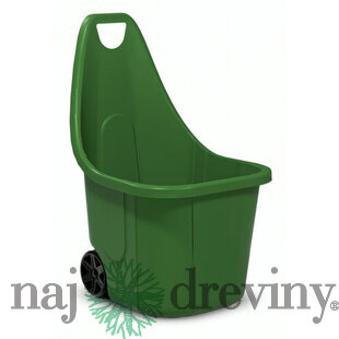 Vozík Blumax CADDY, 60 lit., 50x60x84 cm, zelený, na záhradný odpad