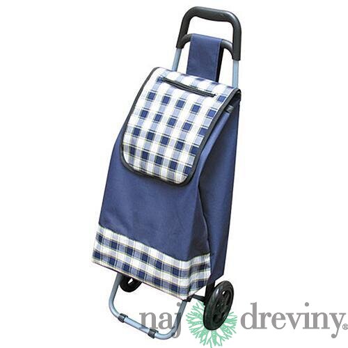 Vozík Zoltan, PE/PVC, EVA, 25 kg, 35x30x94 cm, nákupný