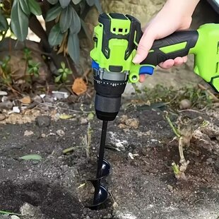 Vrták do zeme - 3/8“ šesťhranná okrúhla stopka