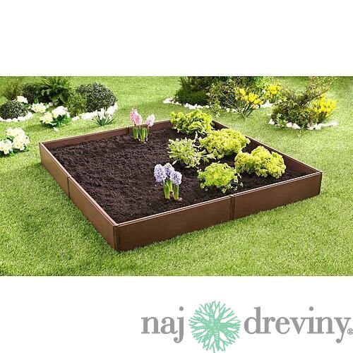 Záhon RB053, 57x13 cm, PP, 8-dielny, vyvýšený