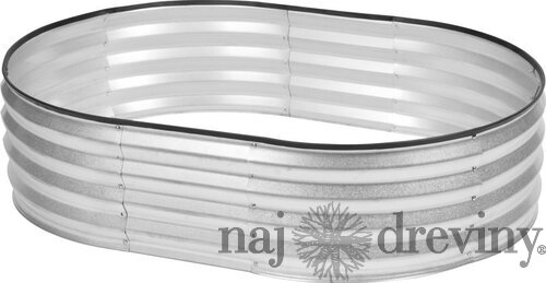 Záhon Strend Pro Garden, vyvýšený, pozinkovaný, 90x120x30 cm