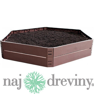 Záhon Strend Pro RB083, 132x25 cm, 250 lit., PP, 6-dielny, vyvýšený