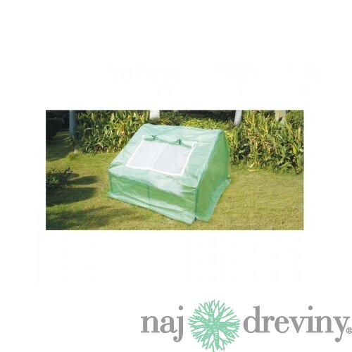 Záhradné parenisko z kašírovanej fólie s konštrukciou, 120x120x60 cm