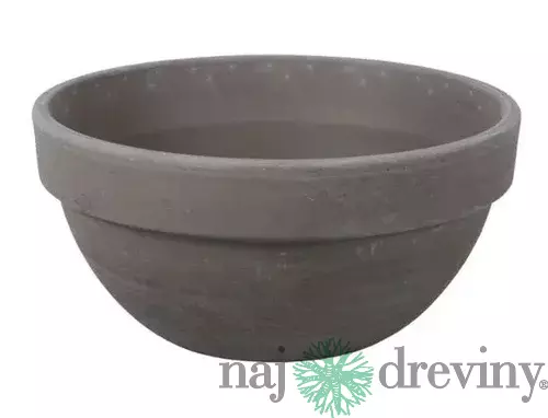Žardiniéra KAHIRA BASALT keramická d26x12cm