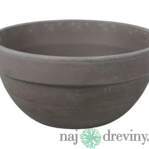 Žardiniéra KAHIRA BASALT keramická d26x12cm